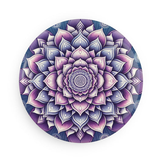 Button Magnet - Crown Chakra