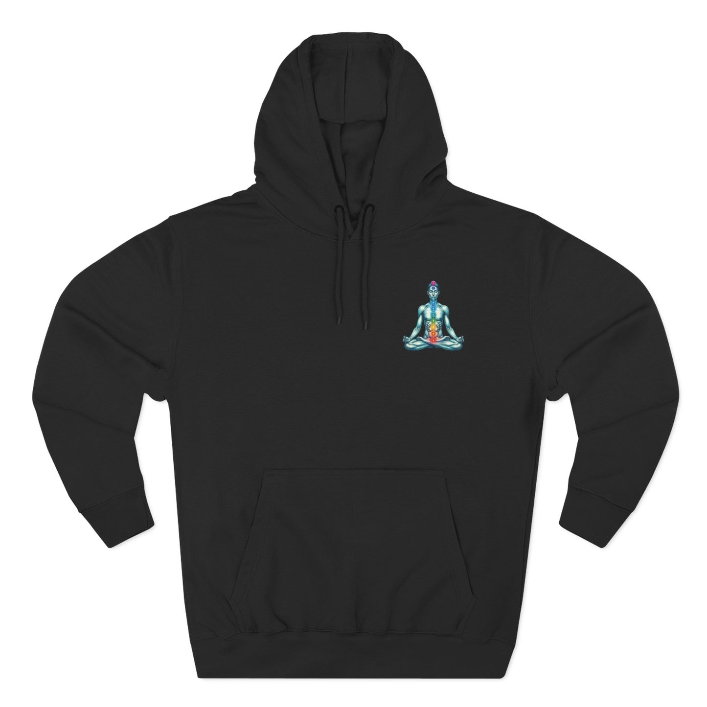 Fleece Hoodie - Chakra Meditation Design