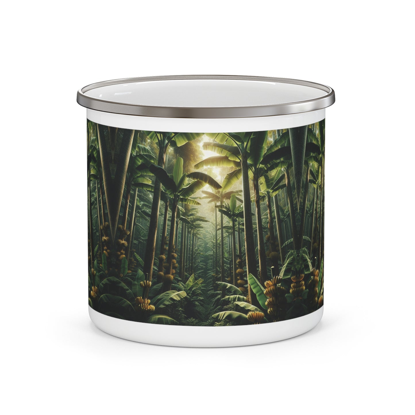 Camping Mug - Tropical Banana Trees