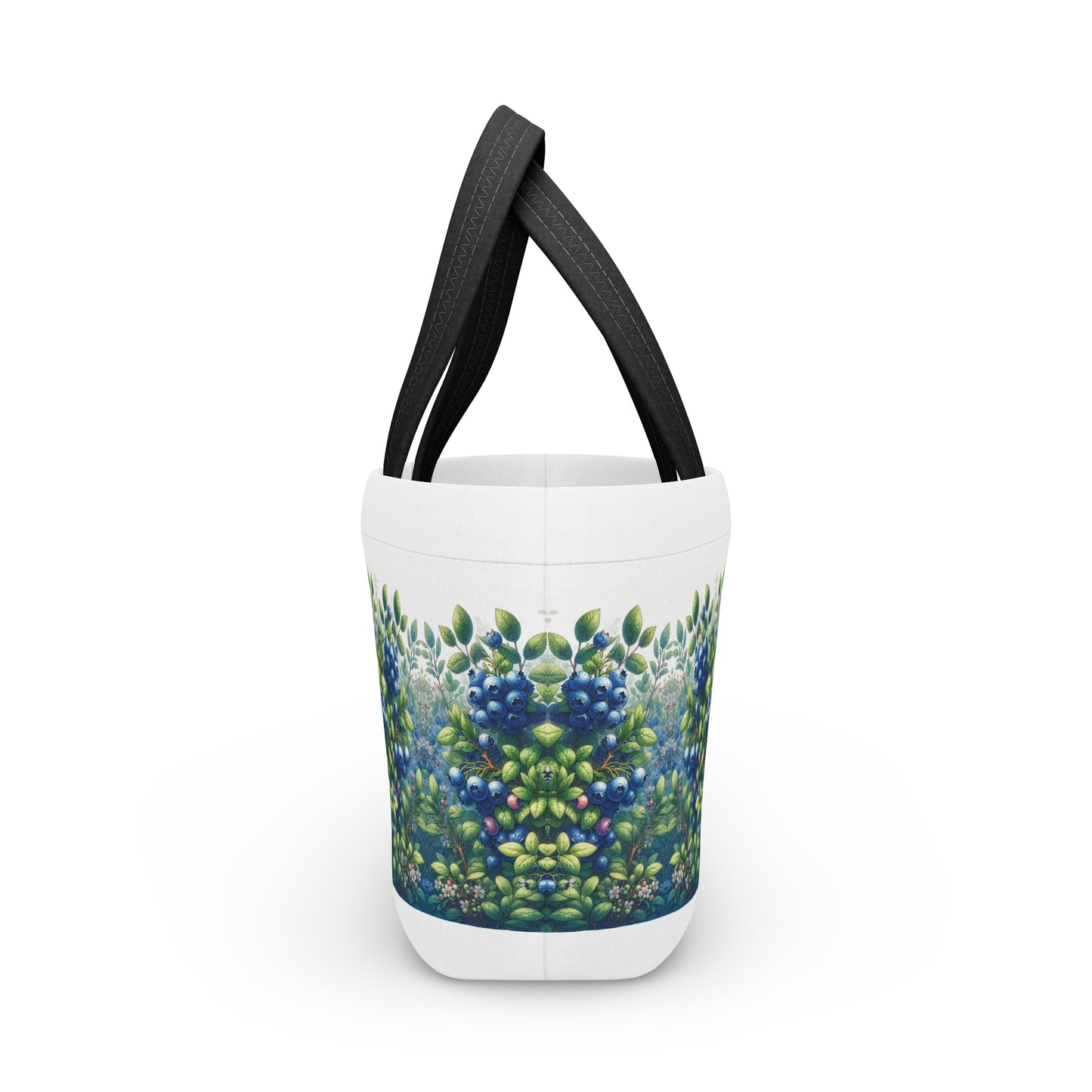 Blueberries Lunch Bag, Insulated Tote for Work, School, Picnics, Reusable Lunchbox, Food Storage Bag