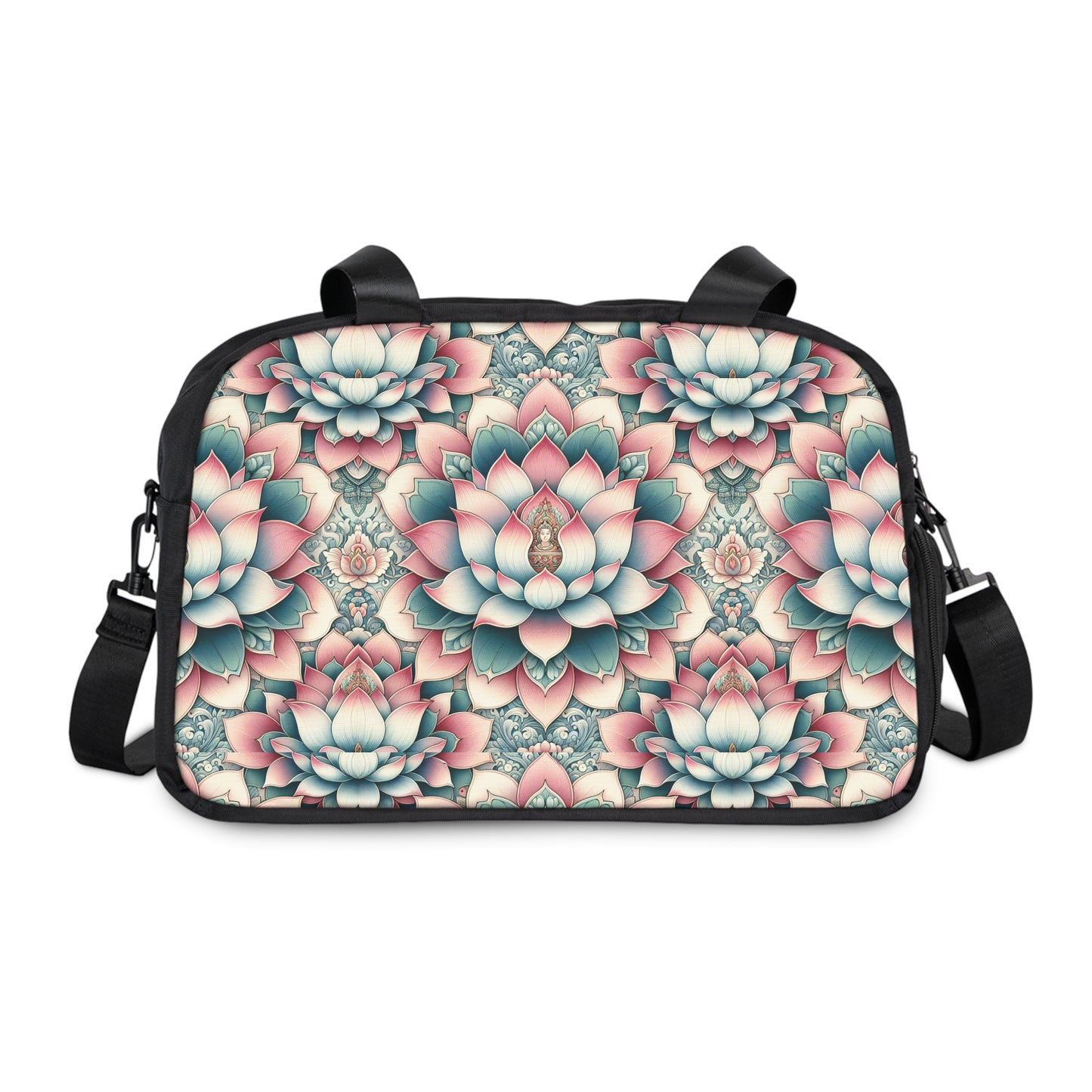 Fitness Handbag Lotus Flower, Gym Bag