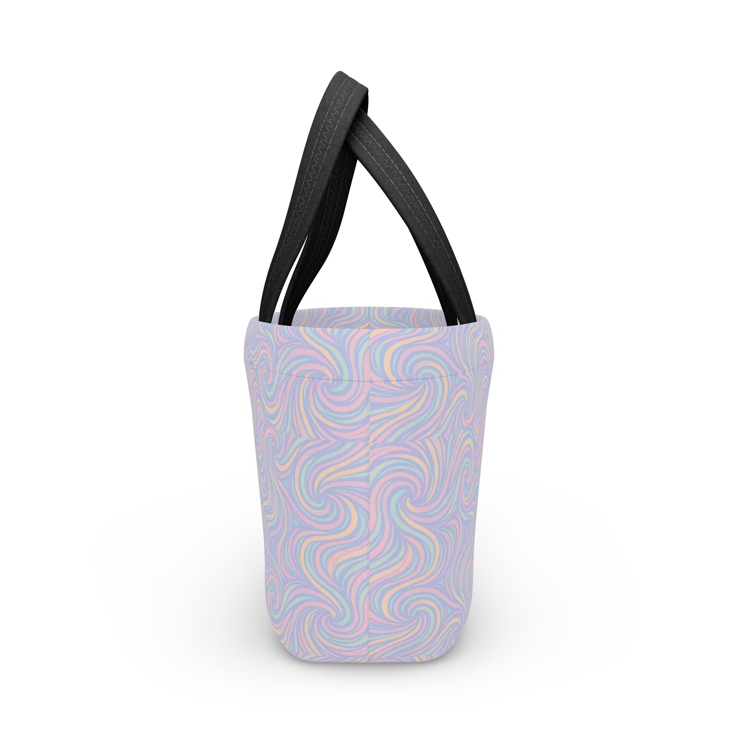 Lunch Bag - Pastel Swirl Print