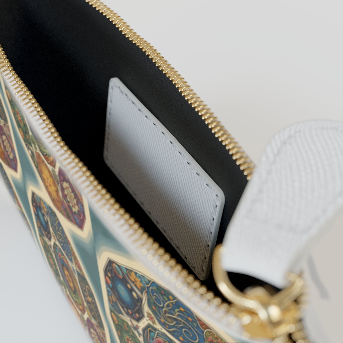 Spiritual Mini Clutch Bag, Colorful Makeup Pouch, Festival Essentials, Gift for Her