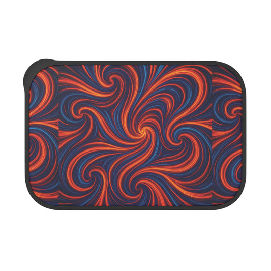 Colorful Swirl Bento Box: Lunch Box, Kids School Bento Box, Meal Prep, Office Lunch Container, Reusable, Eco-friendly