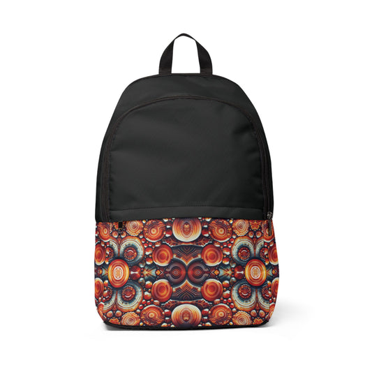 Fabric Backpack Carnelian Design