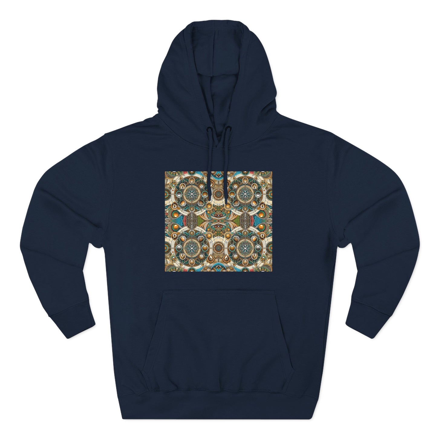 Fleece Hoodie - Symbol of Life Design