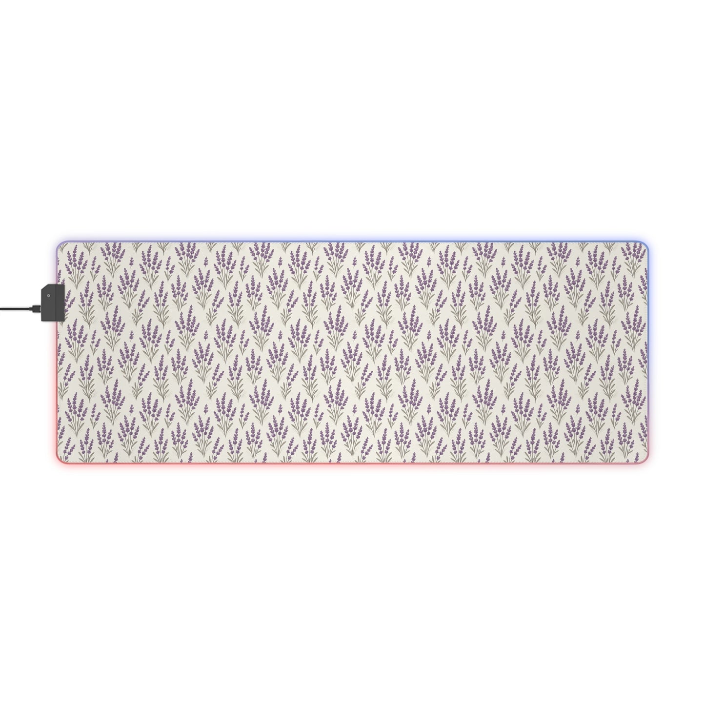 LED Gaming Mouse Pad: Lavender Design