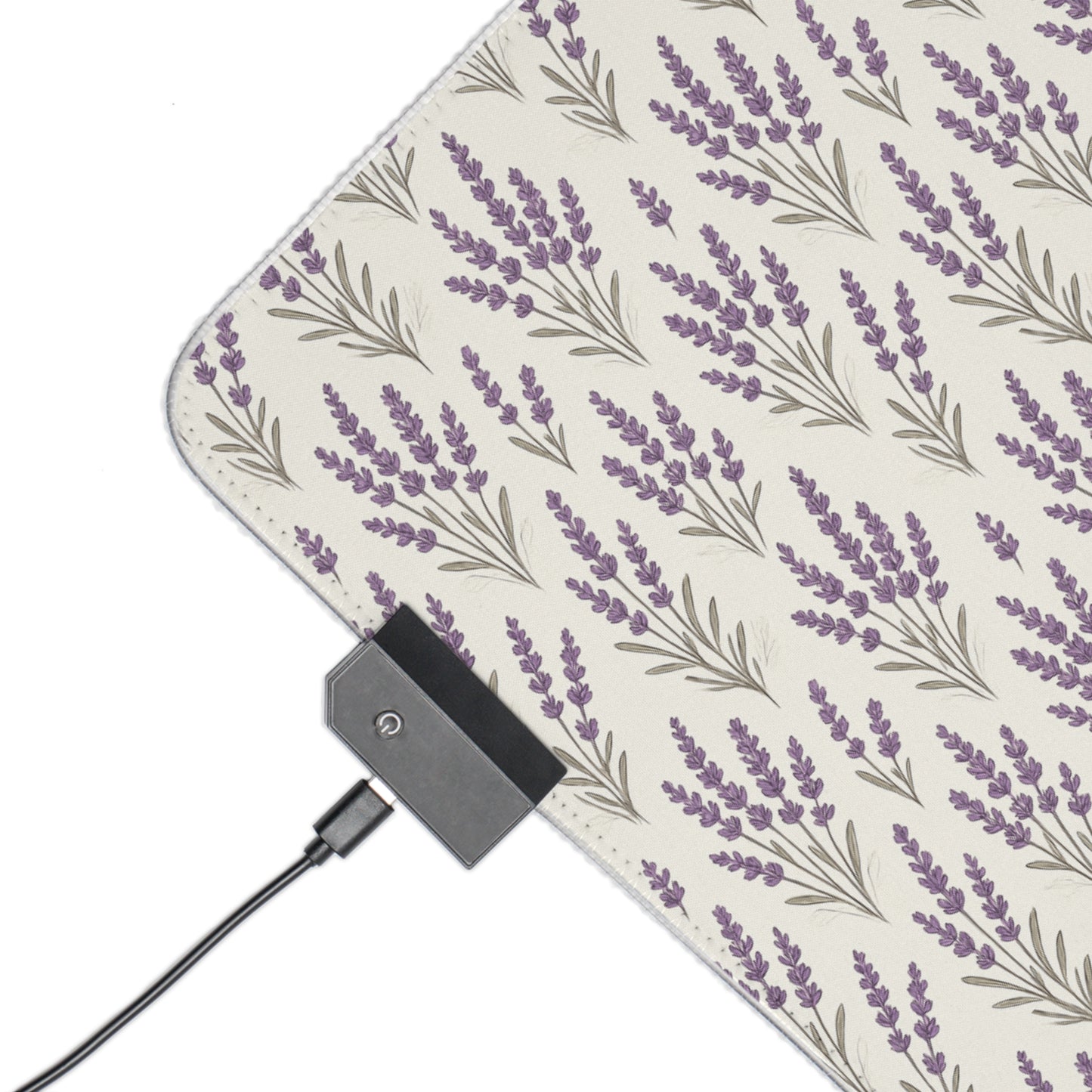LED Gaming Mouse Pad: Lavender Design