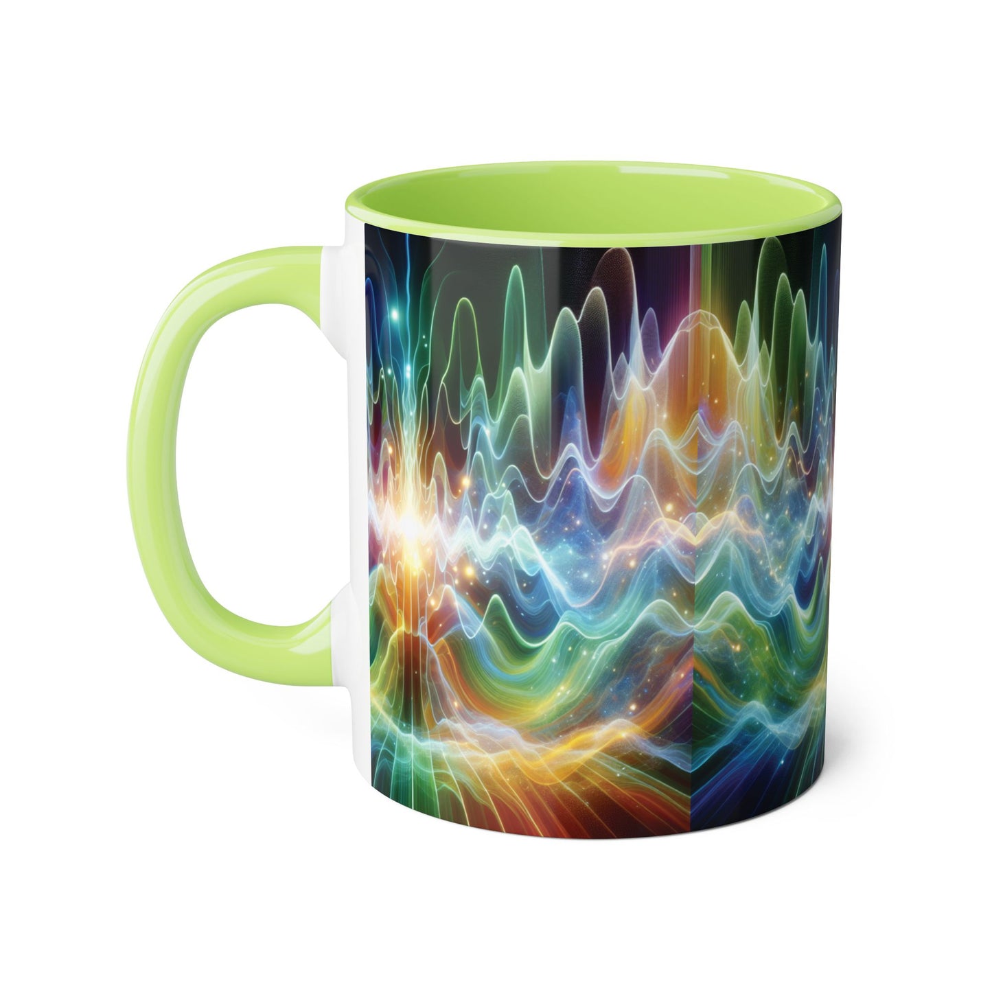 Frequency Waves Mug, Unique Kitchen Decor, Gift for Music Lover, Sound Wave Design, Office Tea Mug
