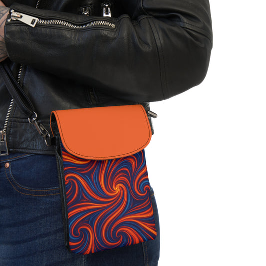 Phone Wallet - Vibrant Swirl Design