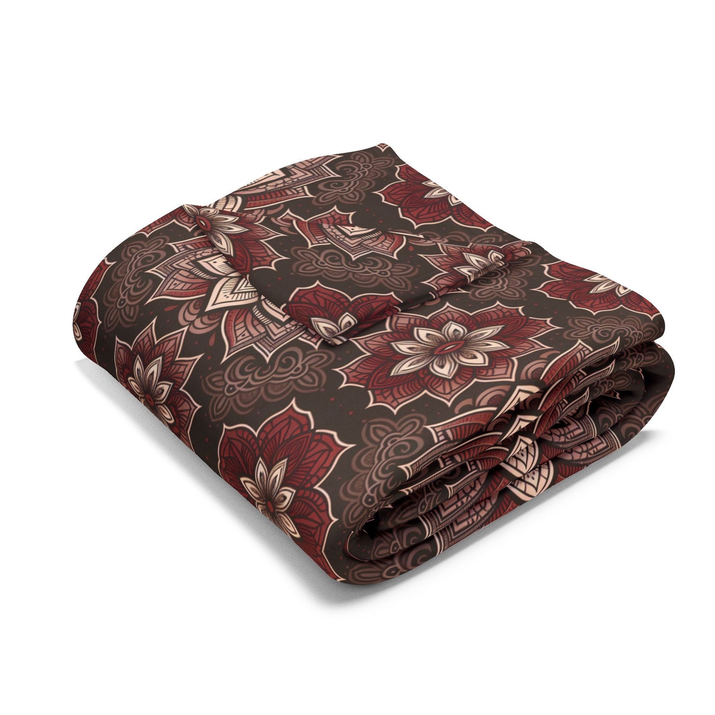 Fleece Blanket with Root Chakra Design