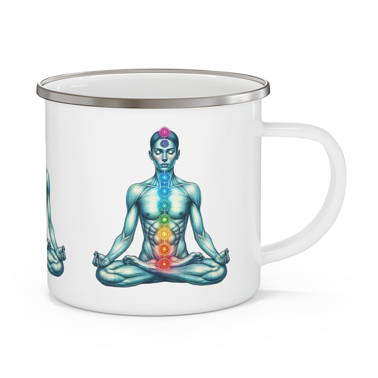 Camping Mug - Chakra Meditation Design