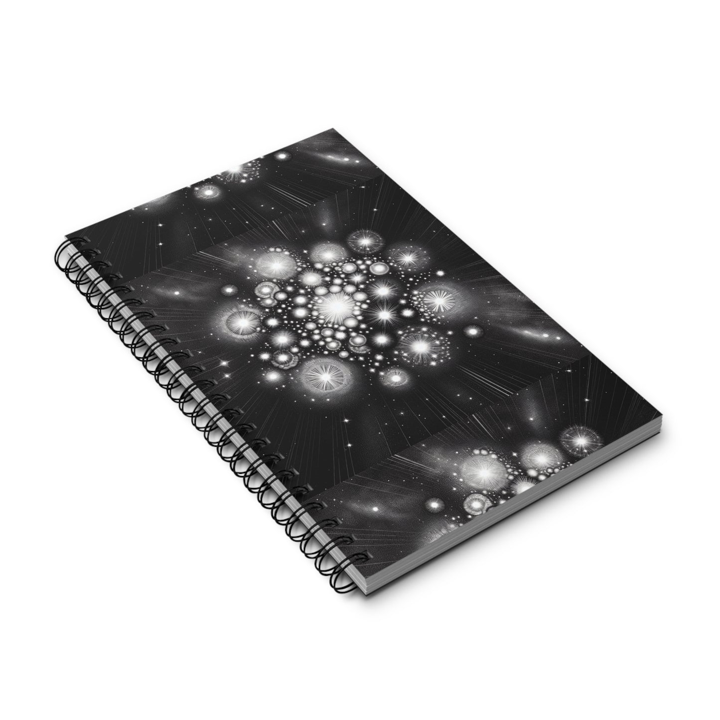 Star Cluster Spiral Journal - meditation journal, cosmic design, yogi diary