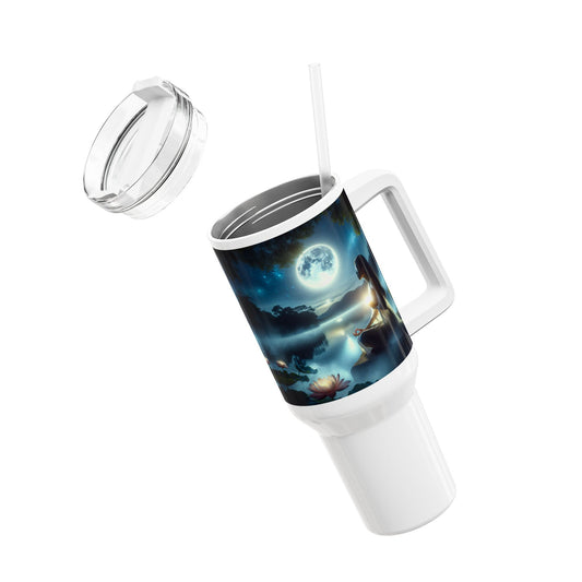 40oz Tumbler - Serene Moonlight Relaxation Drinkware