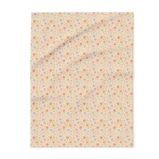 Arctic Fleece Blanket — Cute Floral Cozy Throw
