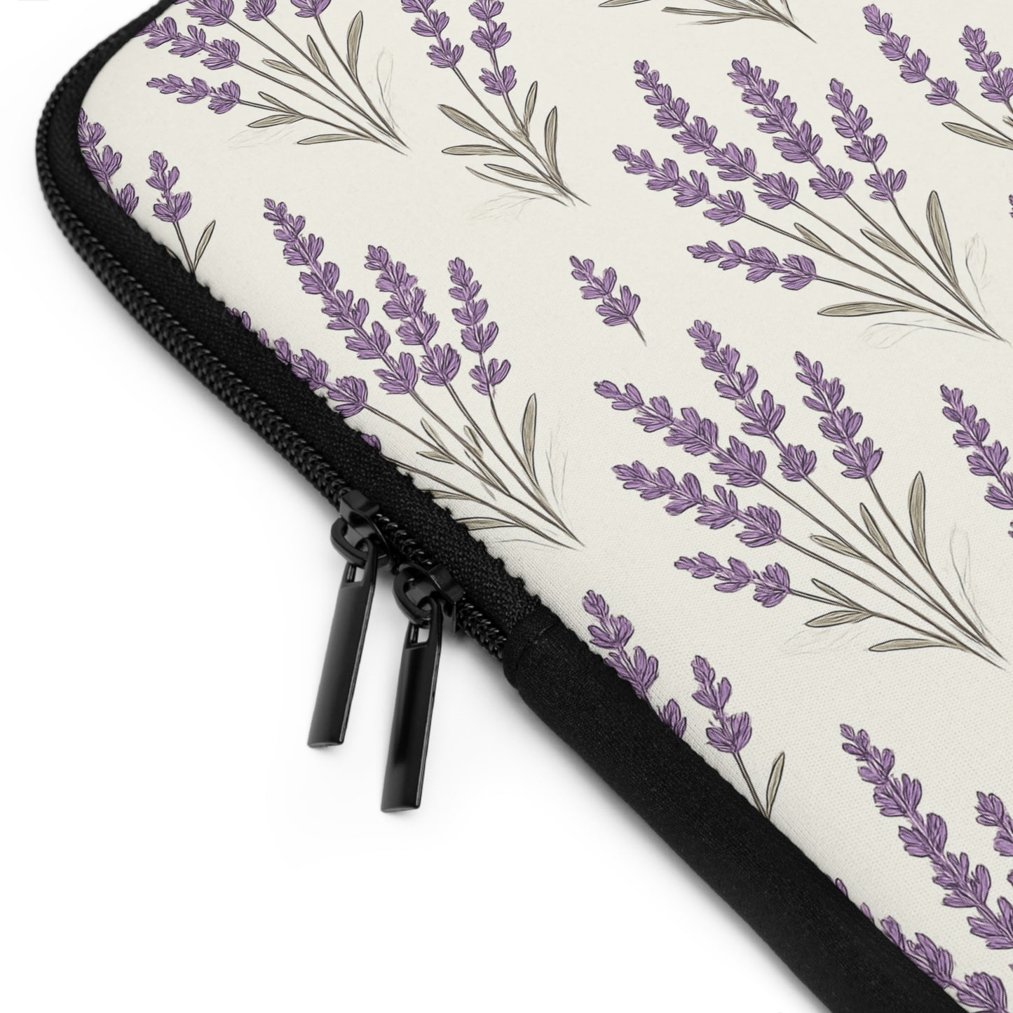 Laptop Sleeve: Lavender Design