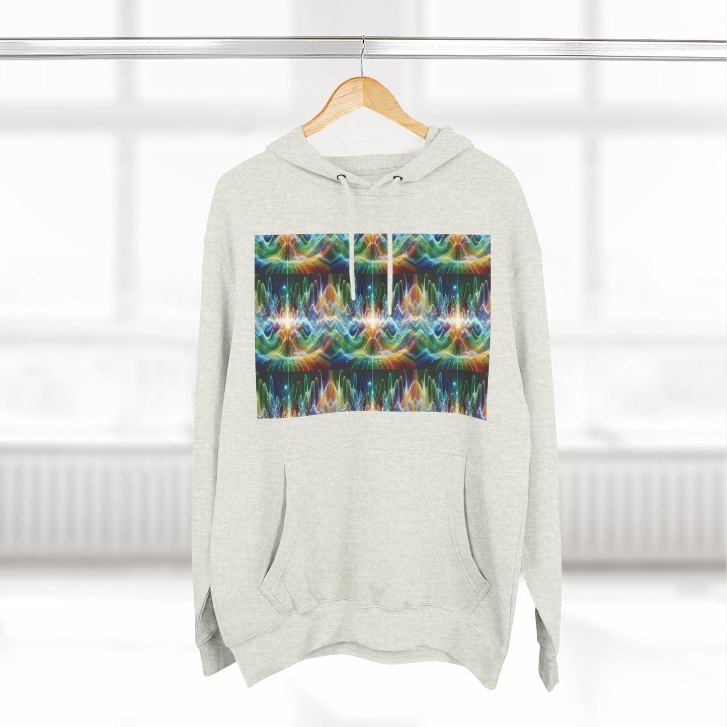 Fleece Hoodie - Frequency Waves Design