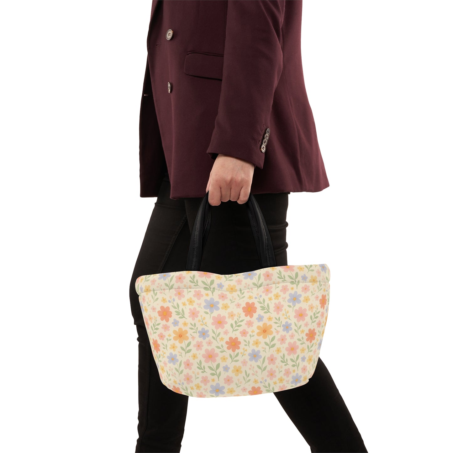 Dainty Floral Lunch Bag