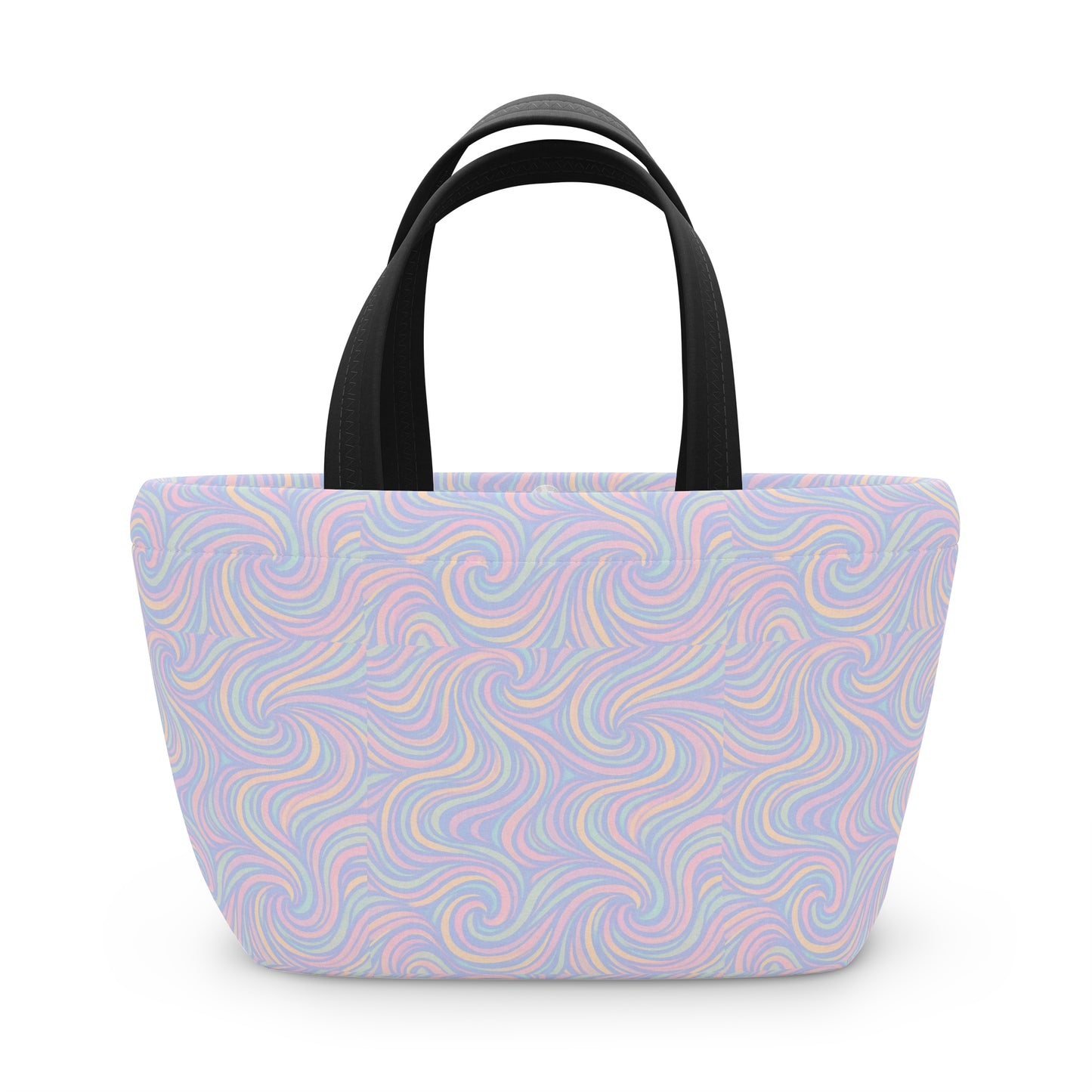 Lunch Bag - Pastel Swirl Print