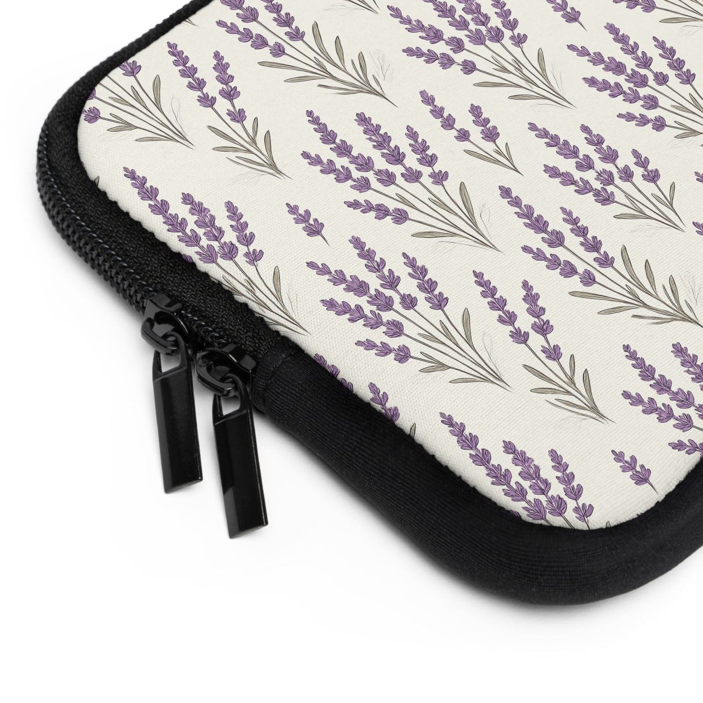 Laptop Sleeve: Lavender Design