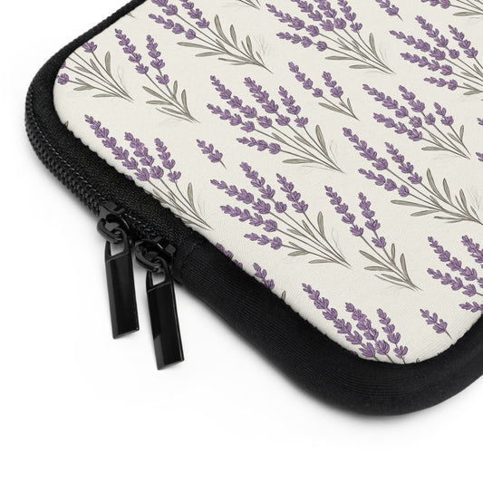 Laptop Sleeve: Lavender Design