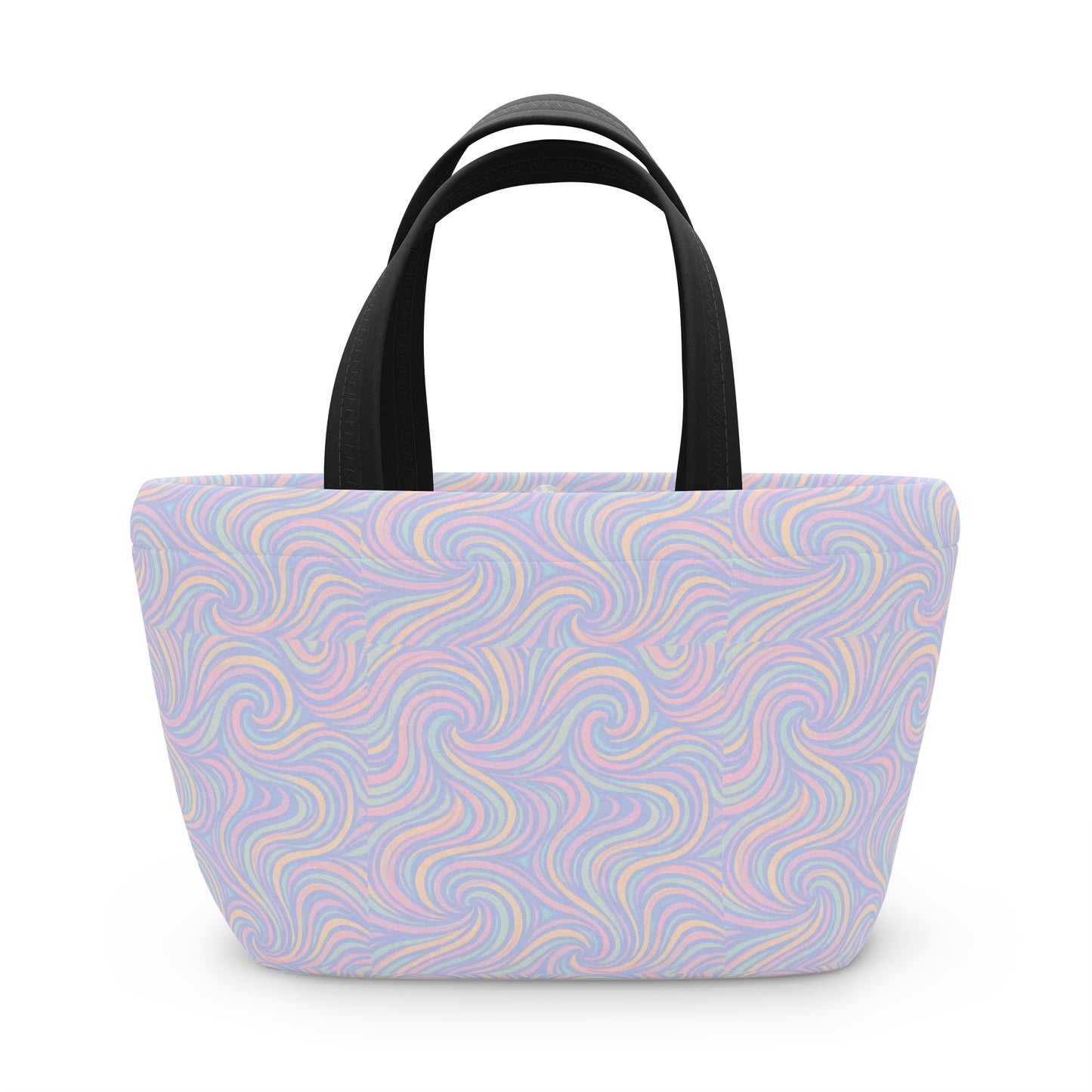 Lunch Bag - Pastel Swirl Print