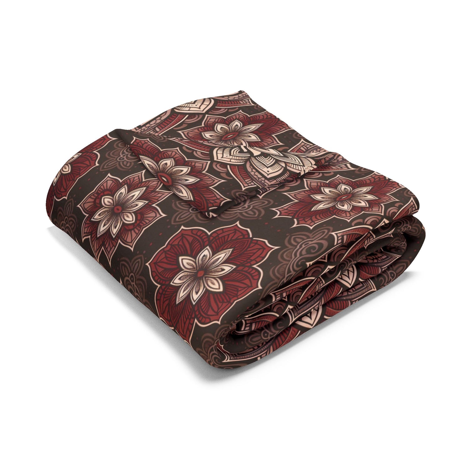 Fleece Blanket with Root Chakra Design