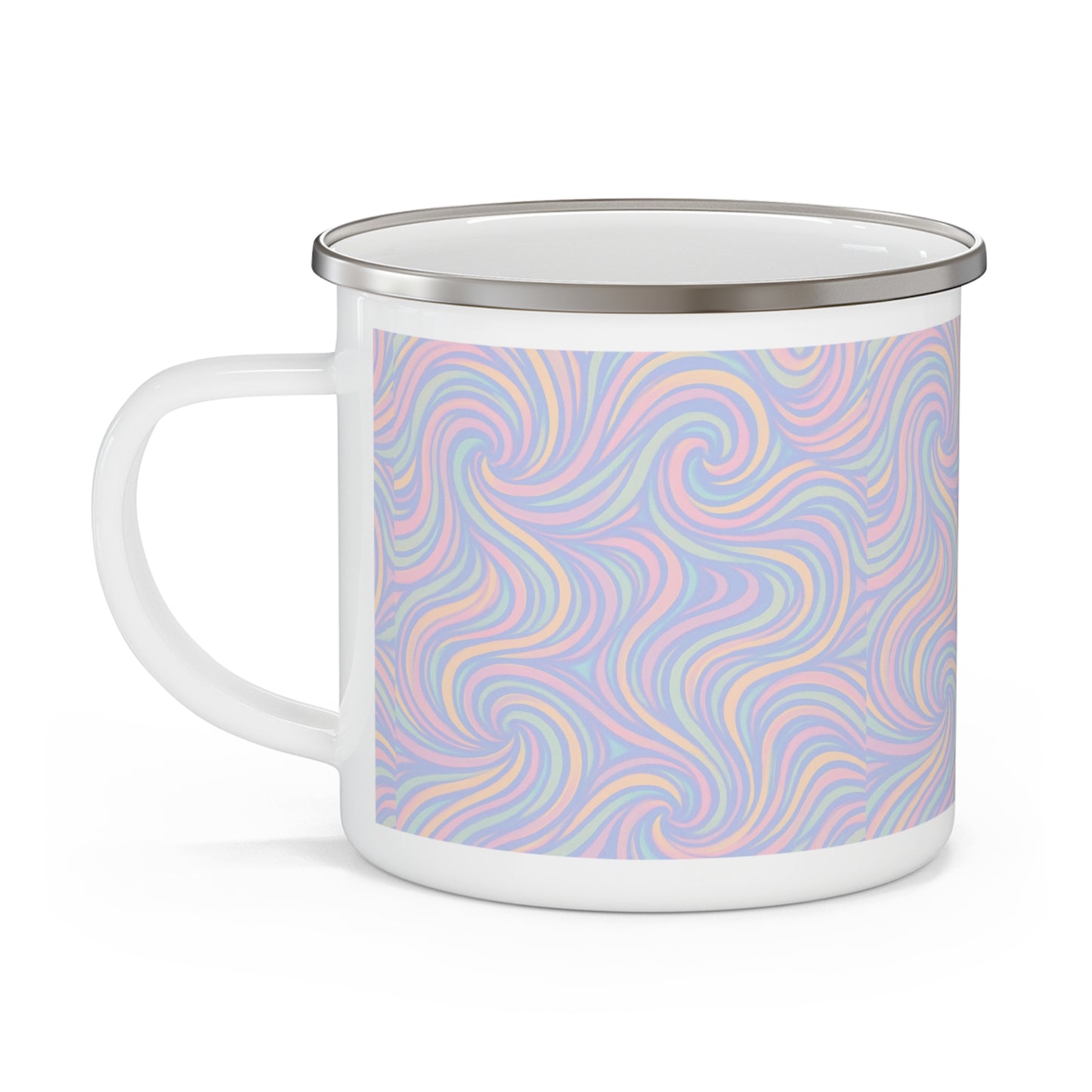 Camping Mug - Colorful Swirl Design