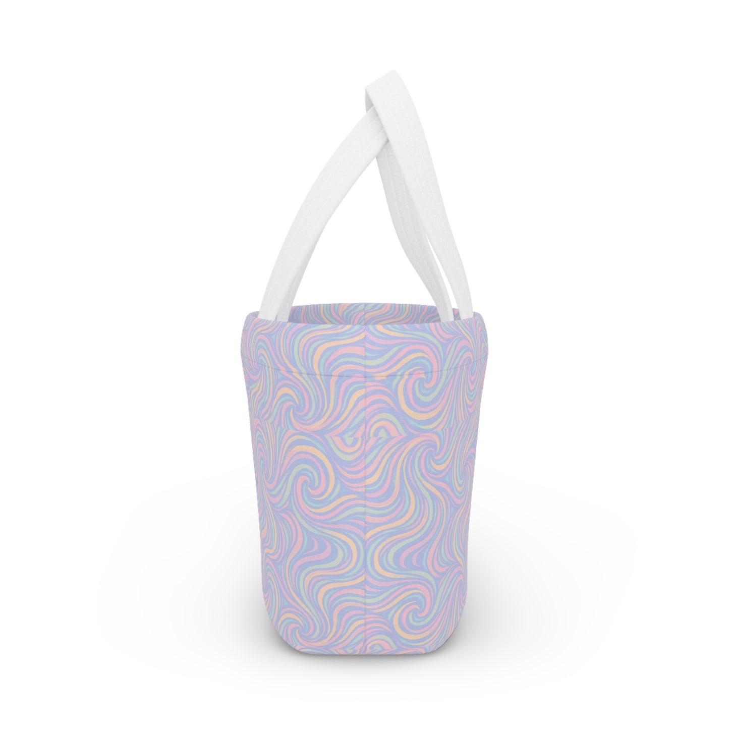Lunch Bag - Pastel Swirl Print
