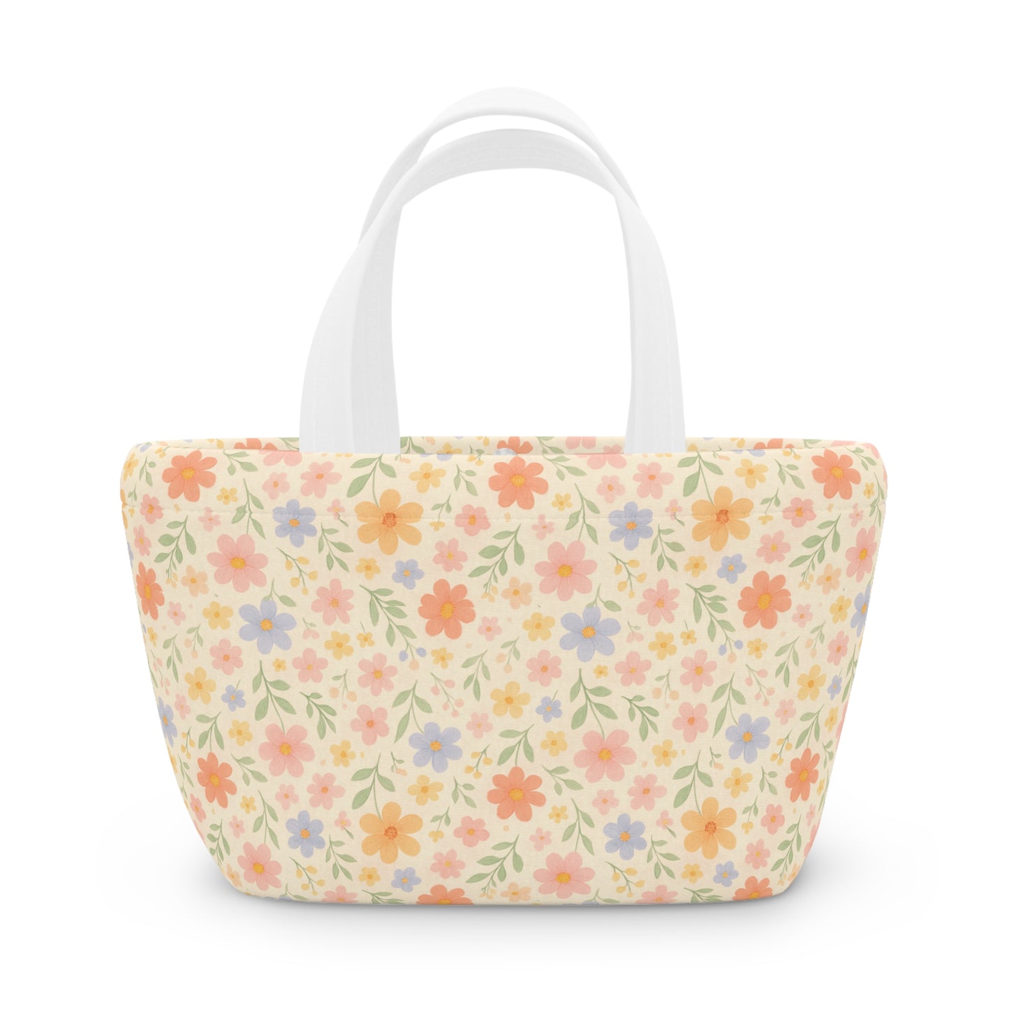 Dainty Floral Lunch Bag