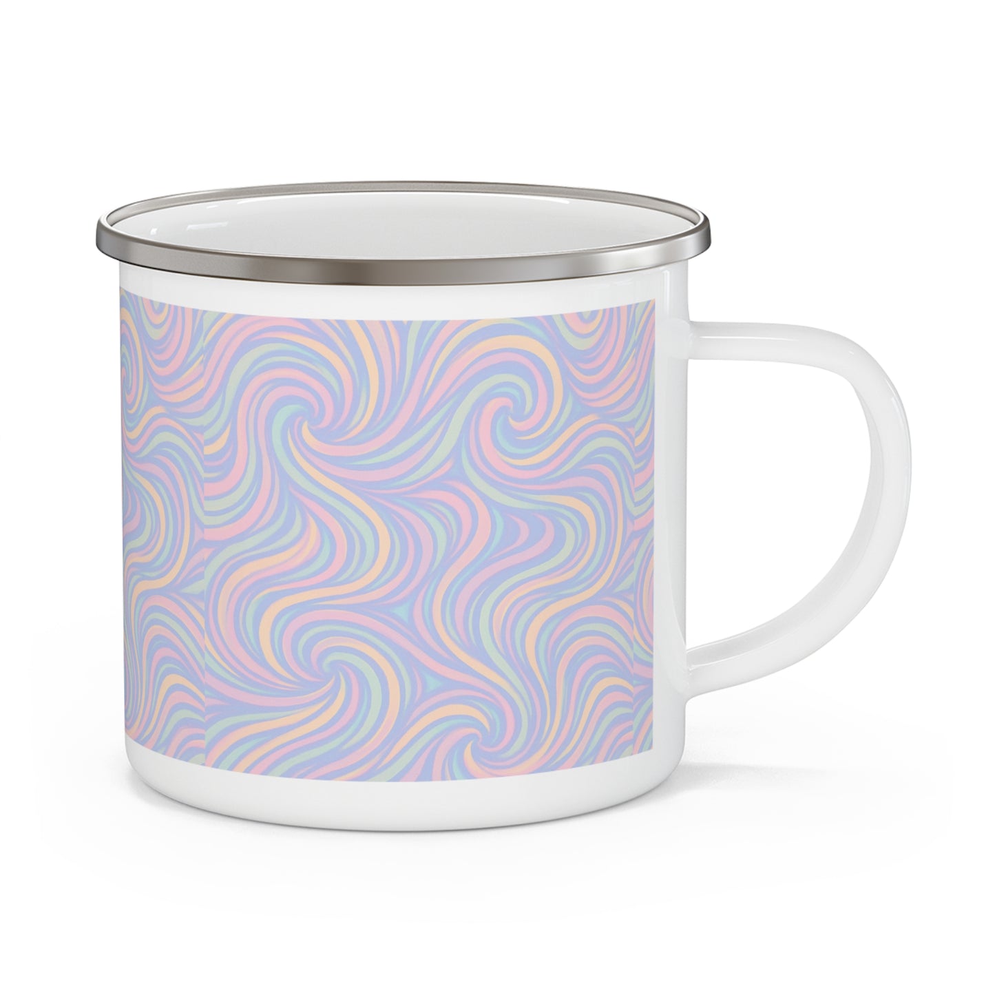 Camping Mug - Colorful Swirl Design