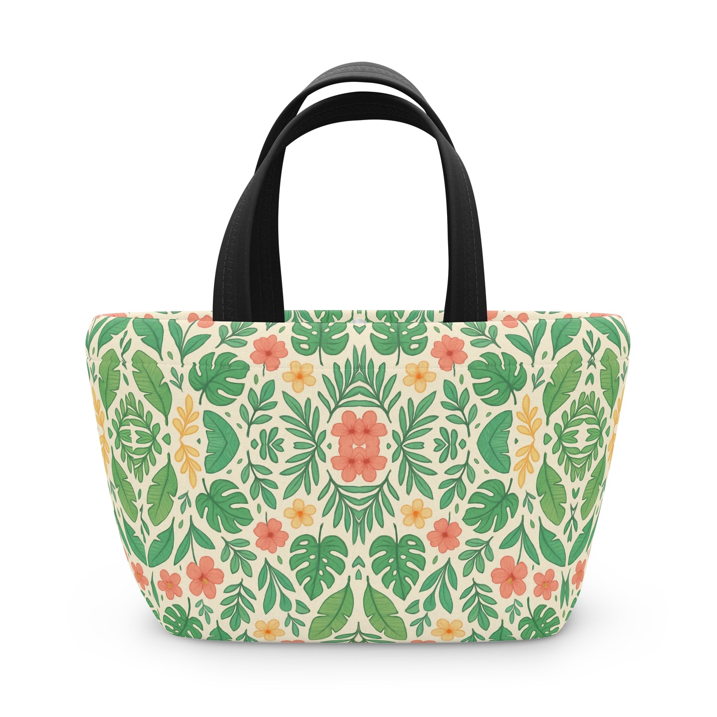 Tropical Floral Lunch Bag