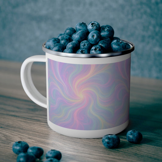 Camping Mug - Pastel Energy Waves