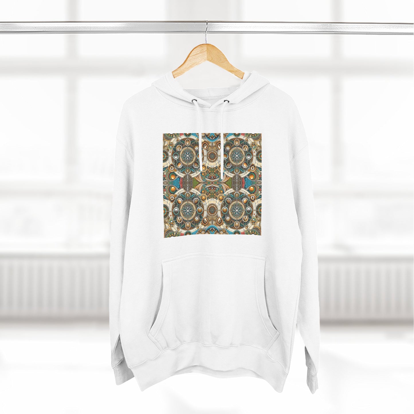 Fleece Hoodie - Symbol of Life Design