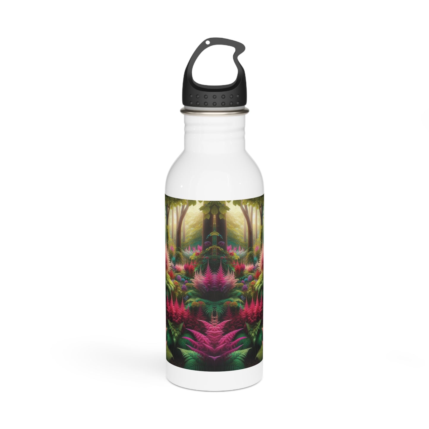 Stainless Steel Water Bottle - Astilbe Blooms Design, Floral Water Bottle, Nature Lover Gift, Botanical Print