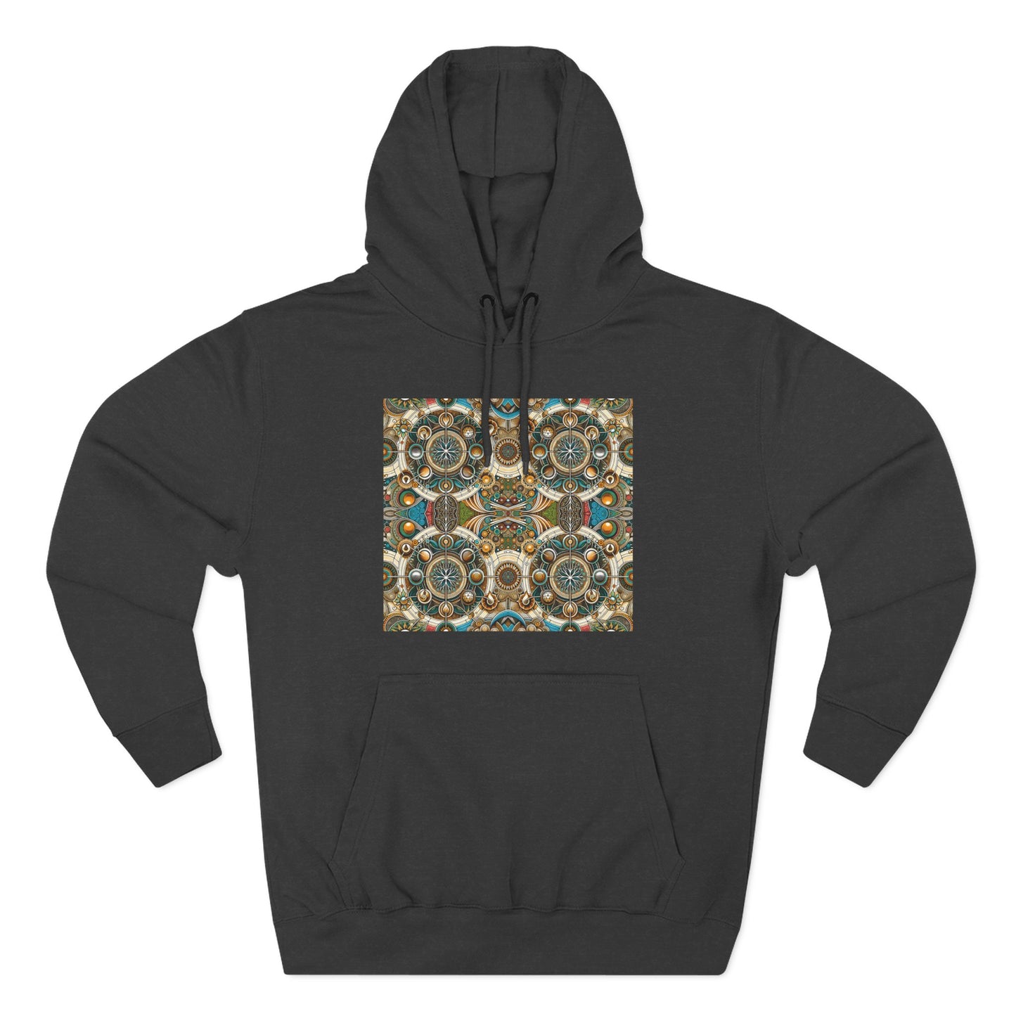 Fleece Hoodie - Symbol of Life Design