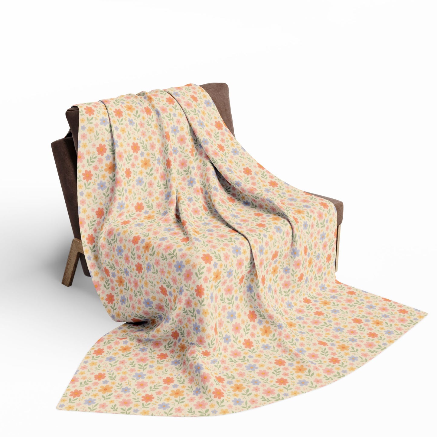 Arctic Fleece Blanket — Cute Floral Cozy Throw