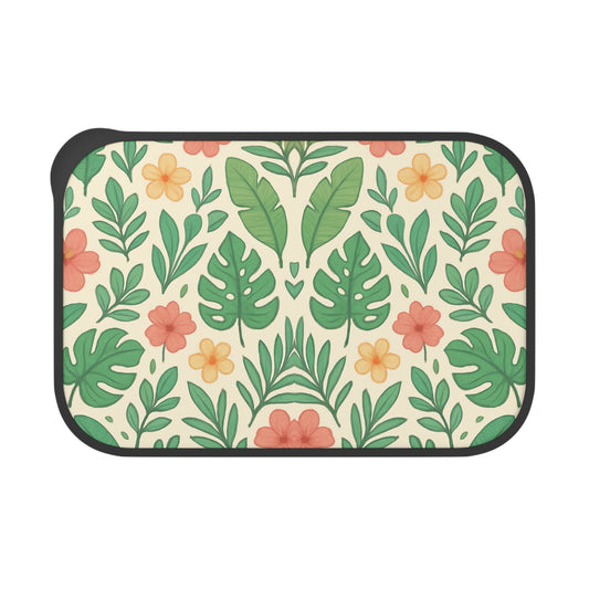 Eco-Friendly Floral Bento Box with Band & Utensils | Lunch Container for Meal Prep, Picnic, Snacks, Kids Lunch, Travel