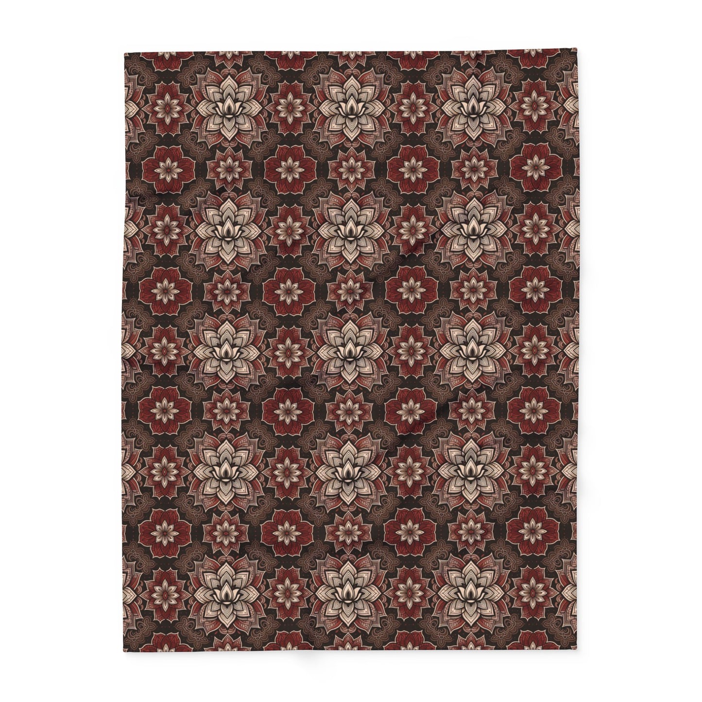 Fleece Blanket with Root Chakra Design