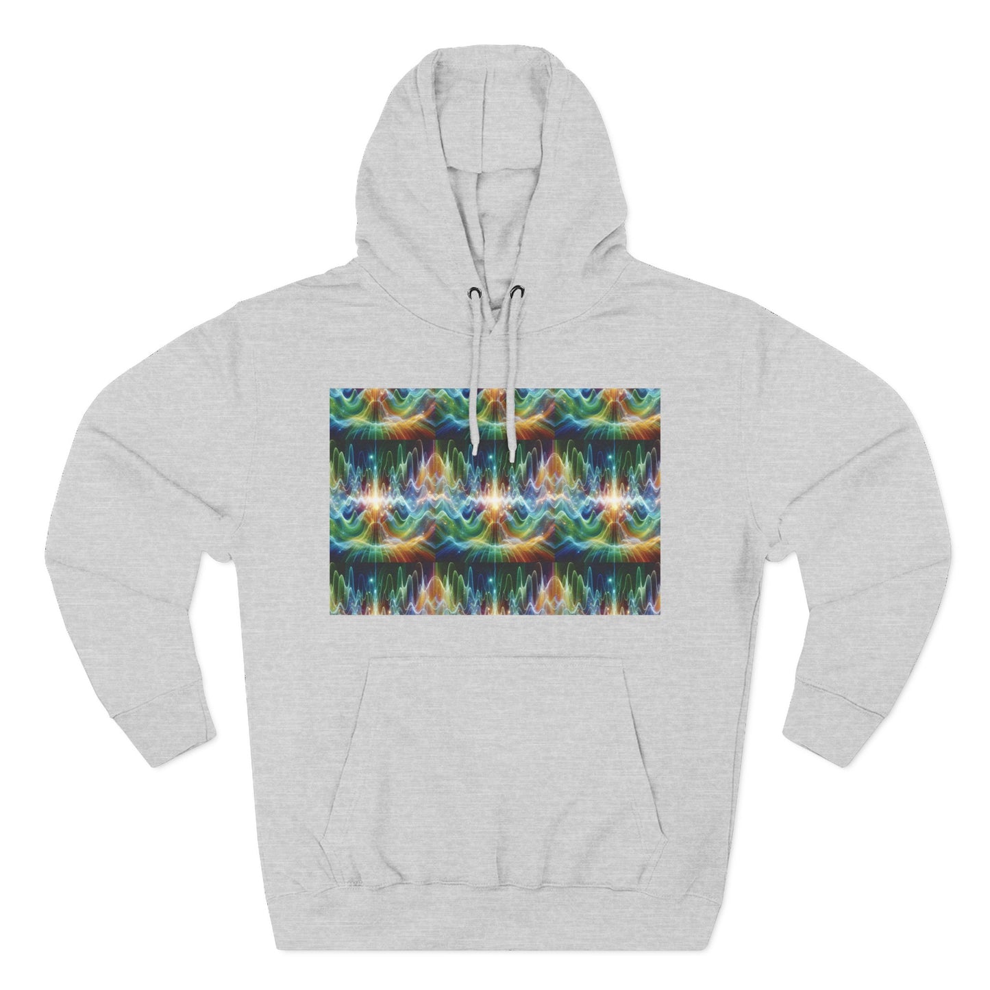 Fleece Hoodie - Frequency Waves Design
