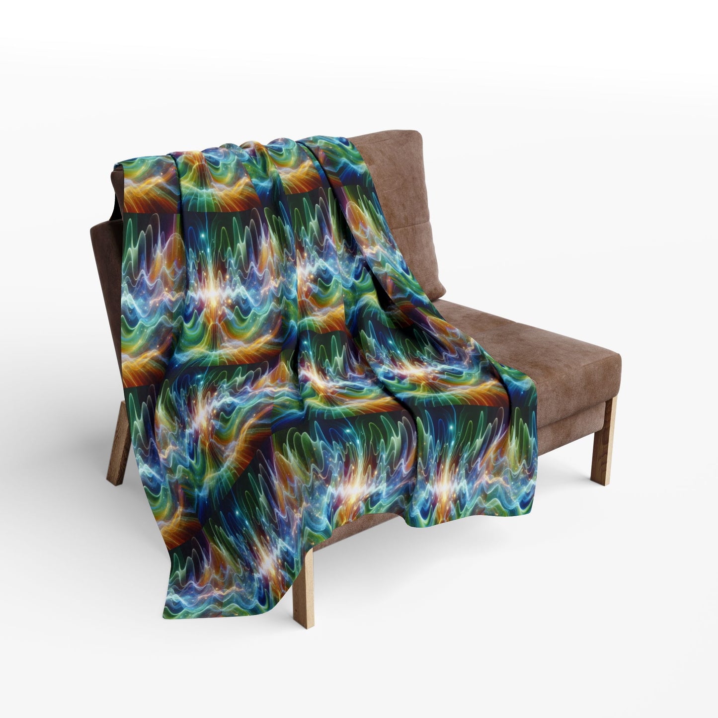 Fleece Blanket - Frequency Waves Design