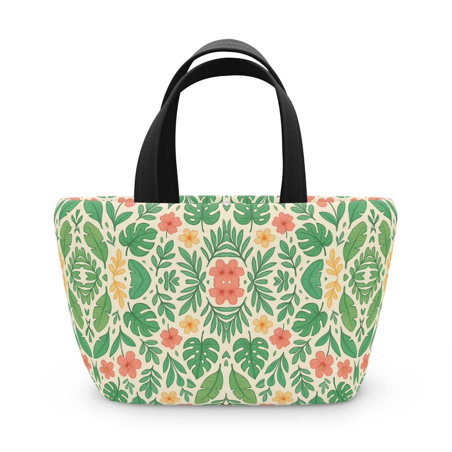 Tropical Floral Lunch Bag