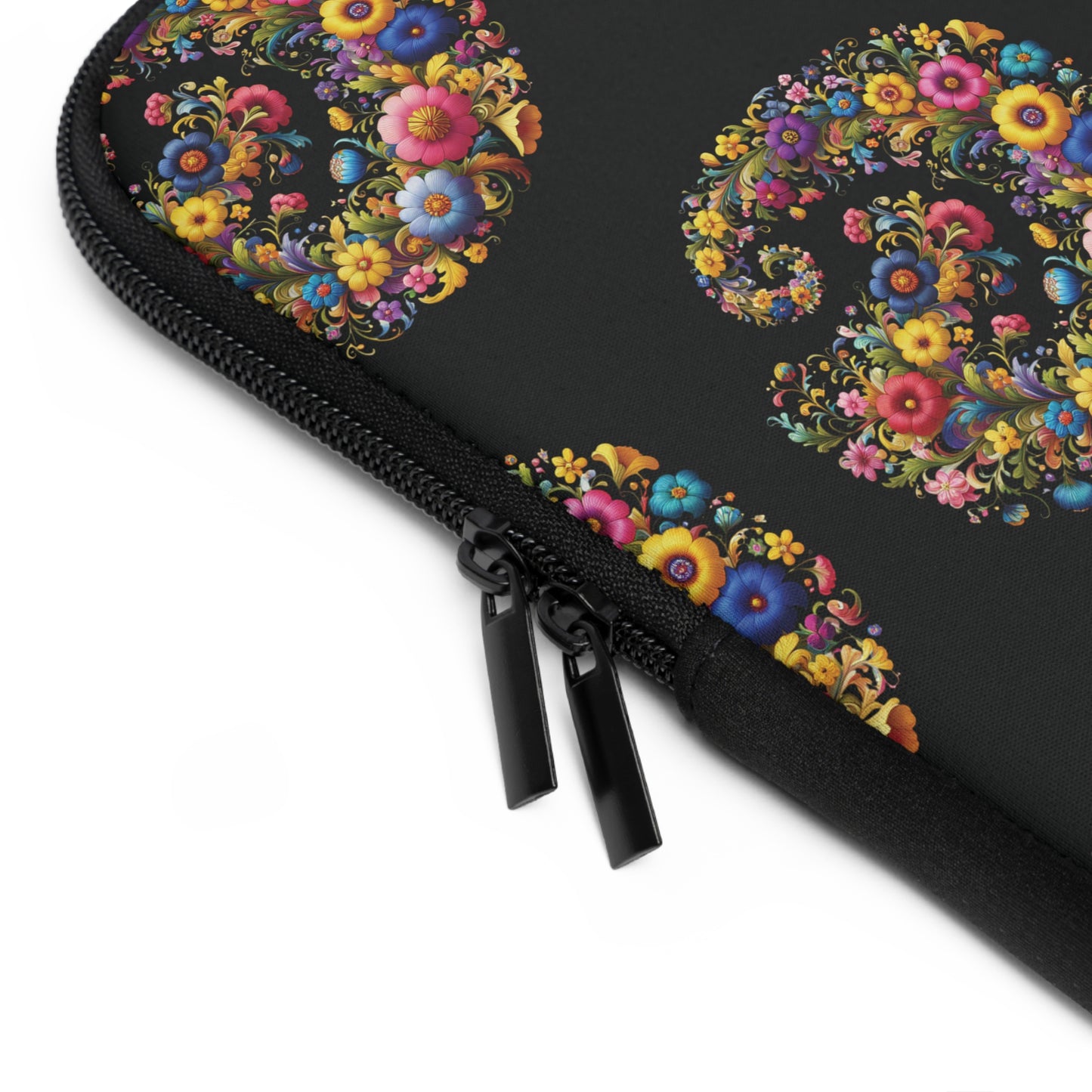 Laptop Sleeve: Floral Swirl