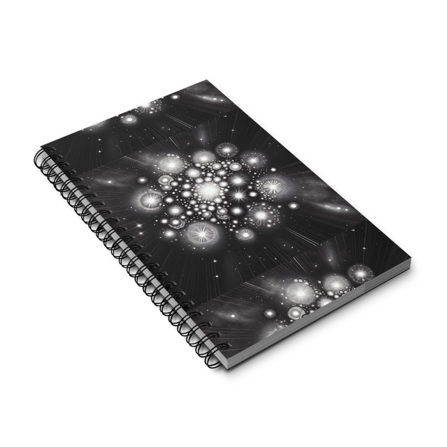 Star Cluster Spiral Journal - meditation journal, cosmic design, yogi diary