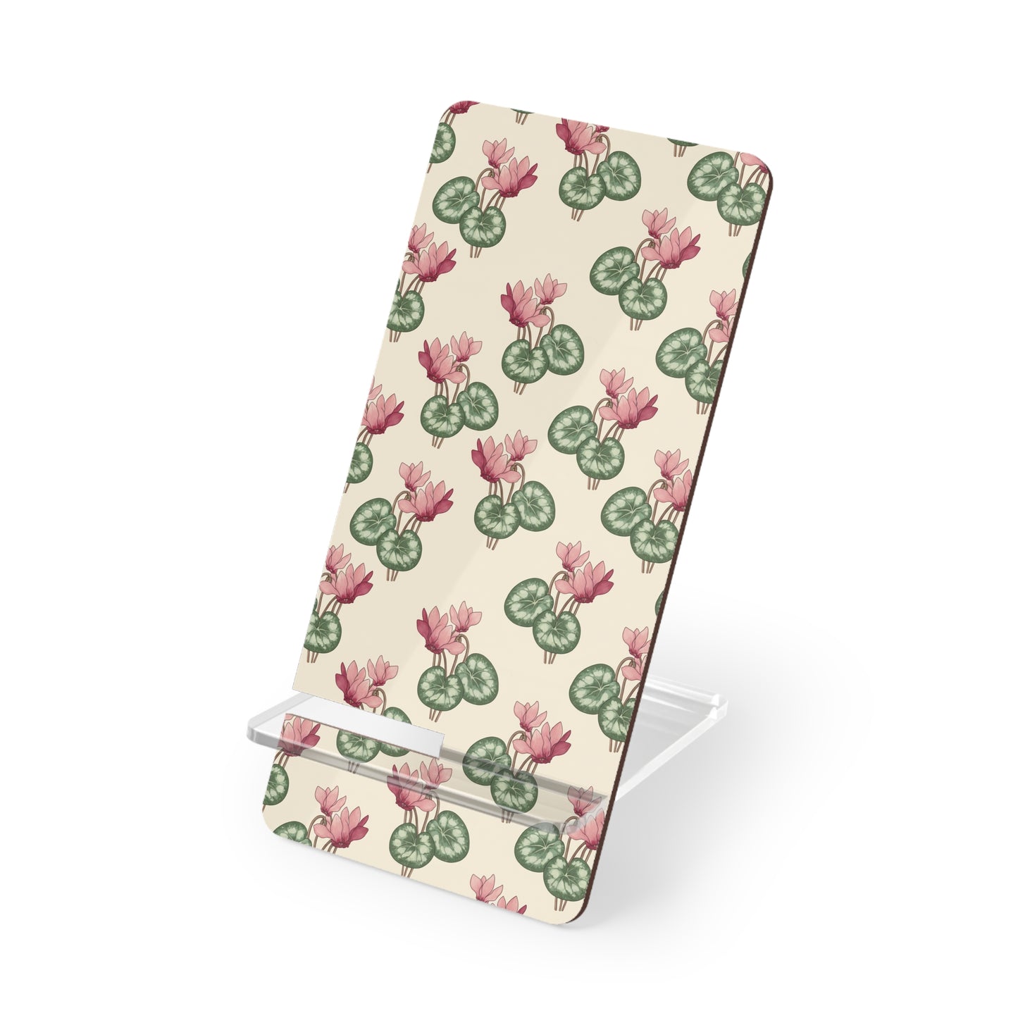 Floral Lily Pad Phone Stand — Decorative Foldable Mobile Display