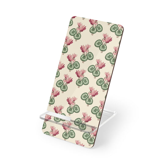 Floral Lily Pad Phone Stand — Decorative Foldable Mobile Display