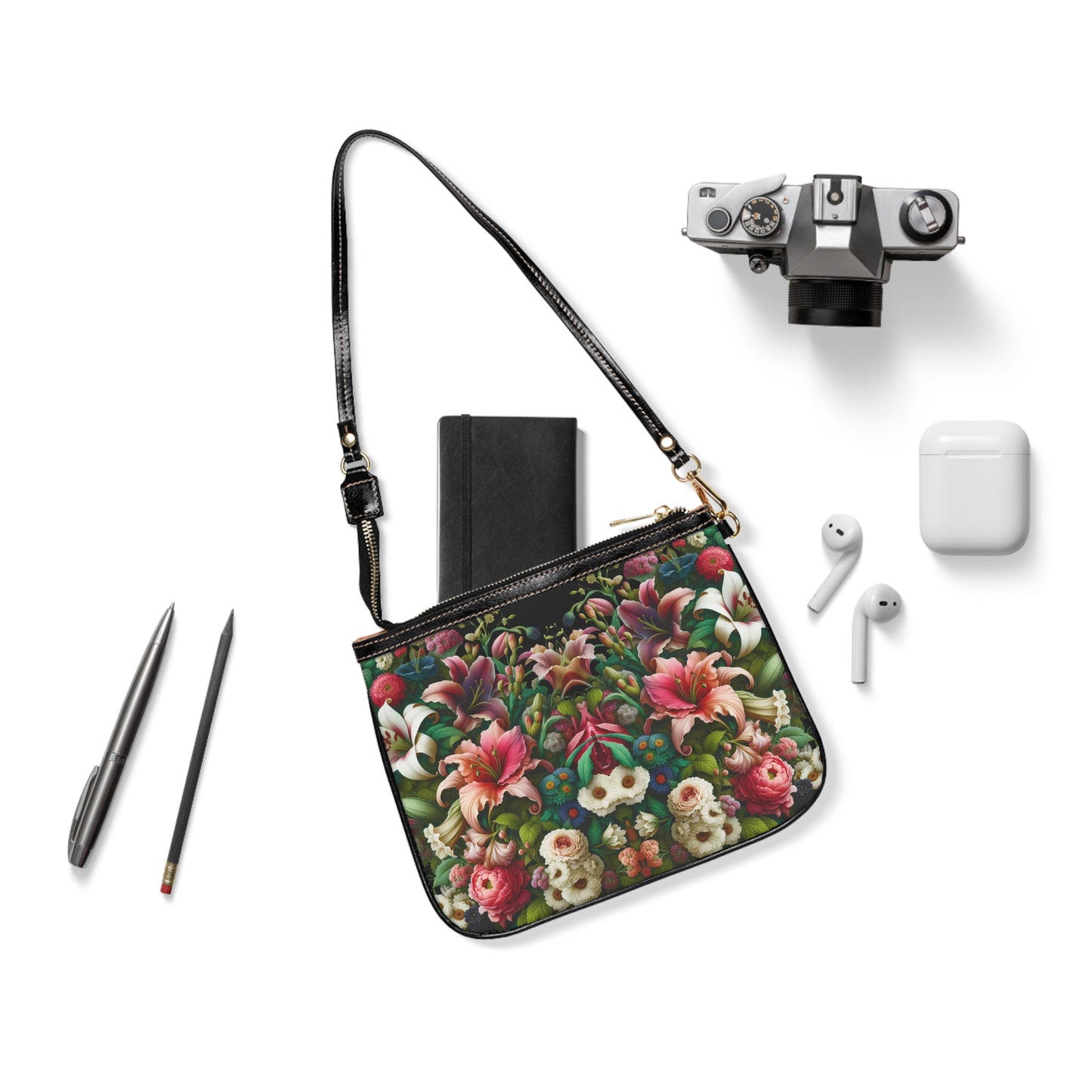 Lily Floral Small Shoulder Bag