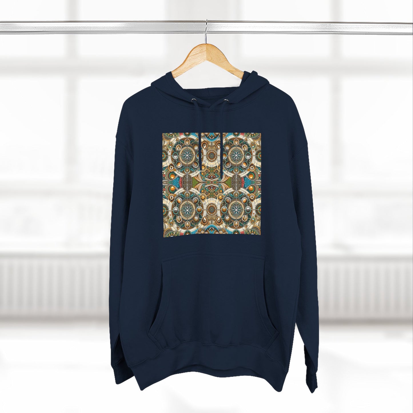 Fleece Hoodie - Symbol of Life Design