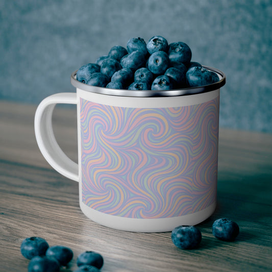 Camping Mug - Colorful Swirl Design