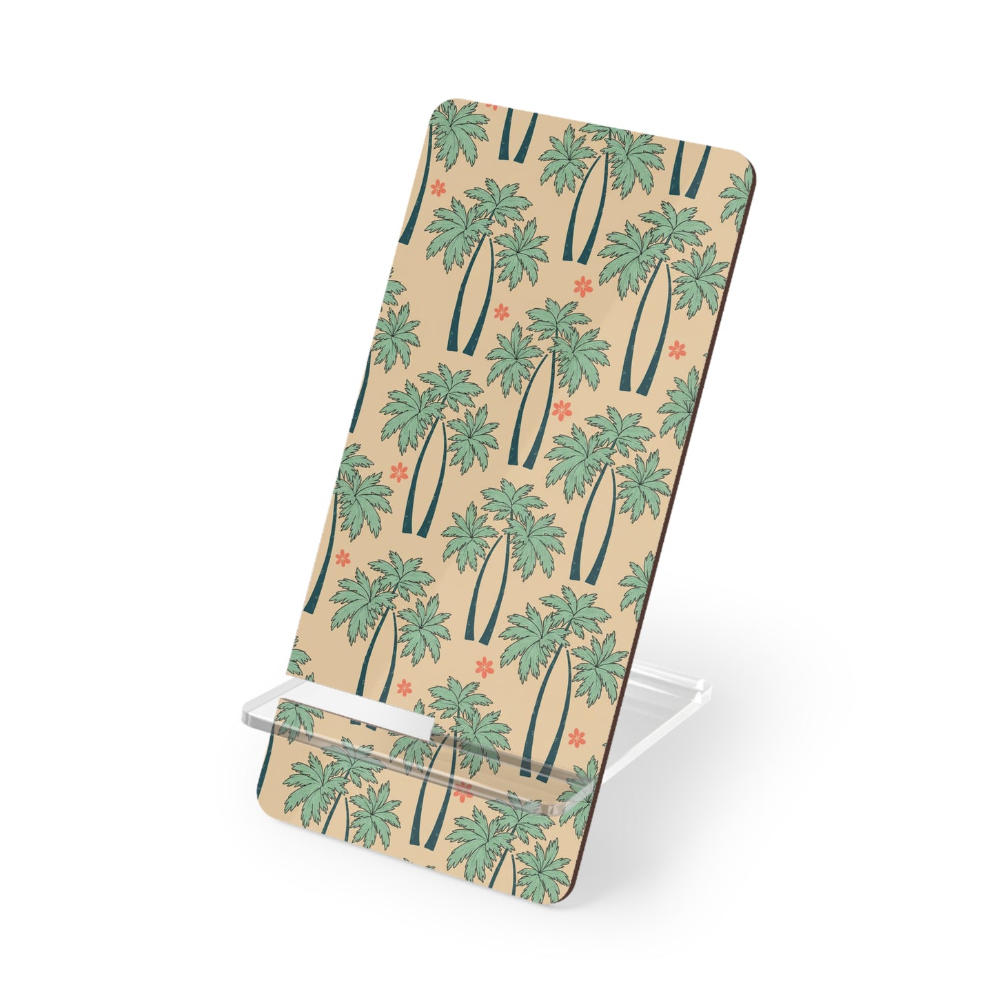 Palm Tree Phone Stand — Tropical Smartphone Display Stand